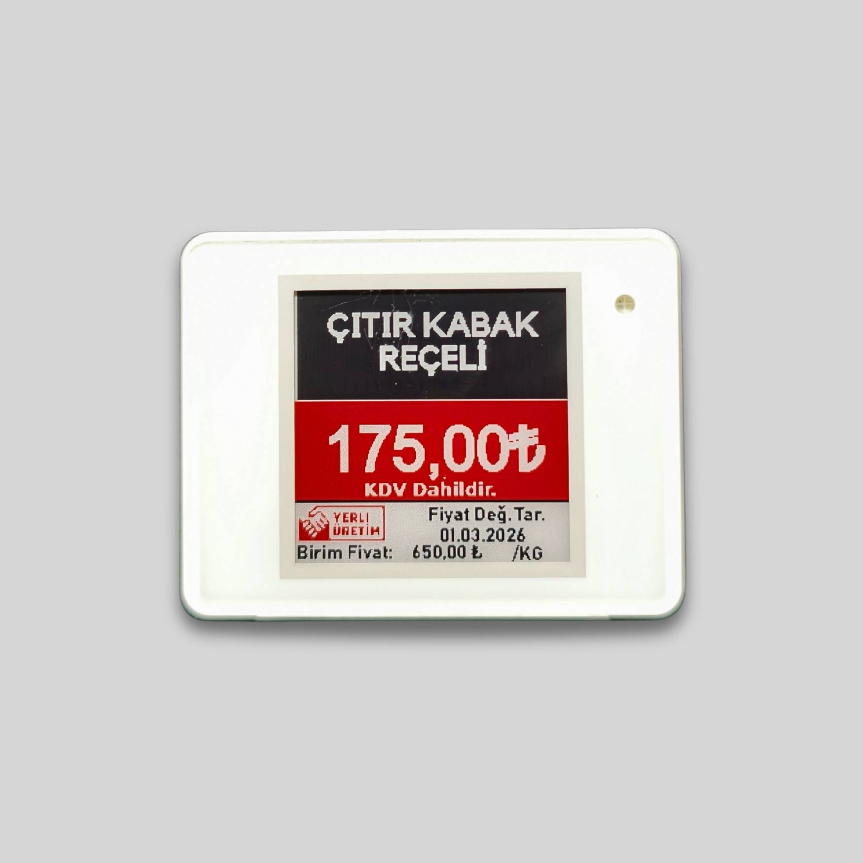 1.54" ELEKTRONİK RAF ETİKETİ